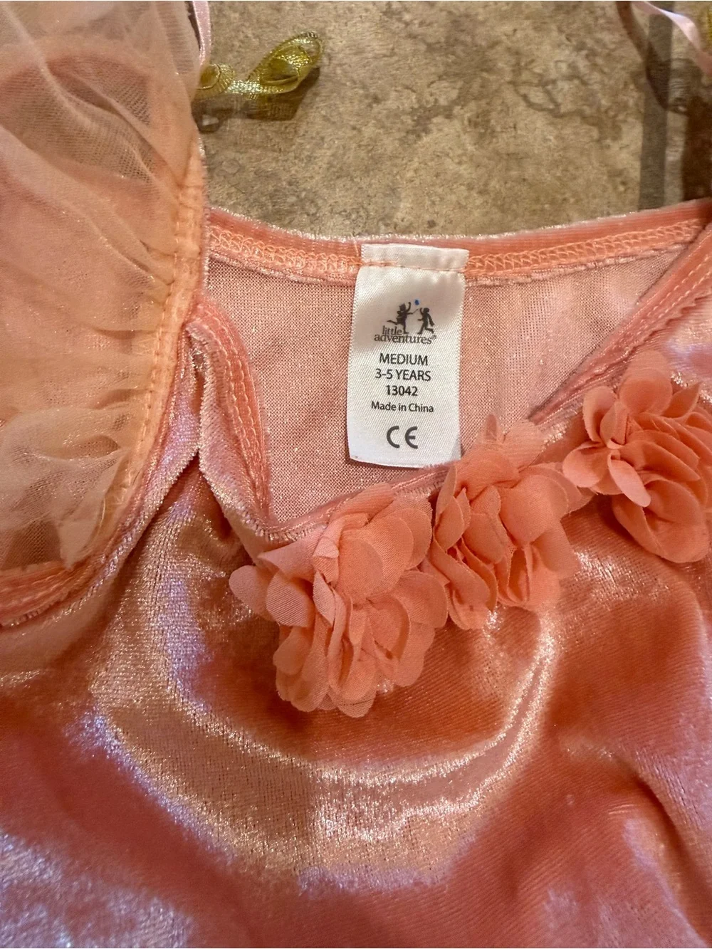 Little Adventures Rose Garden Fairy Dress - Girls Medium 3-5 Years